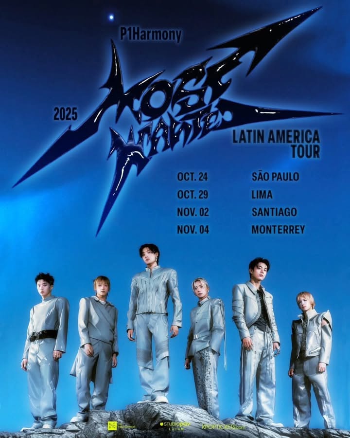 P1Harmony LIVE TOUR [P1ustage H: MOST WANTED] Tour Poster 2025